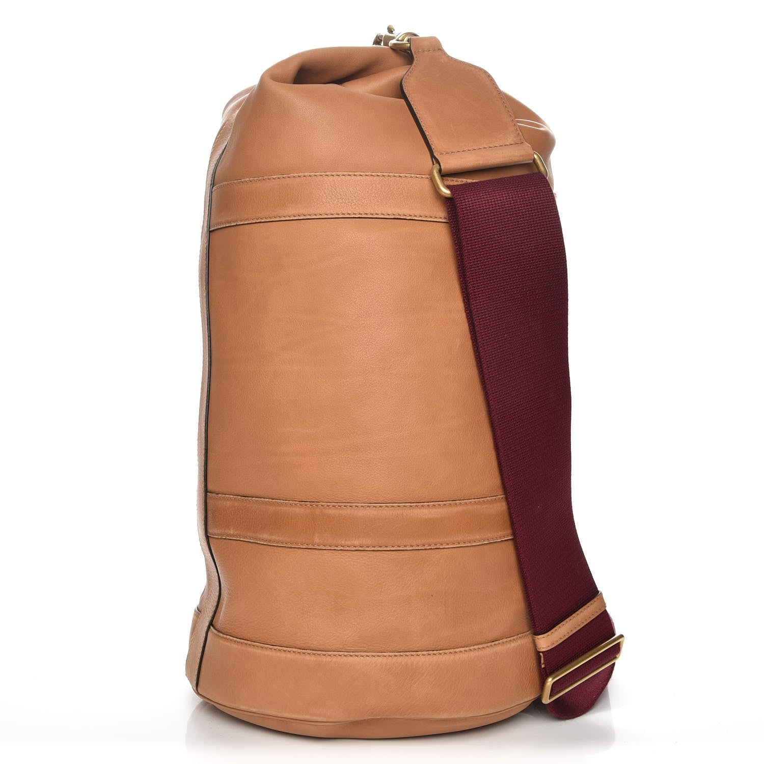 Gucci Soft Washed Calfskin Sling Duffle Biscotto 1 of 10