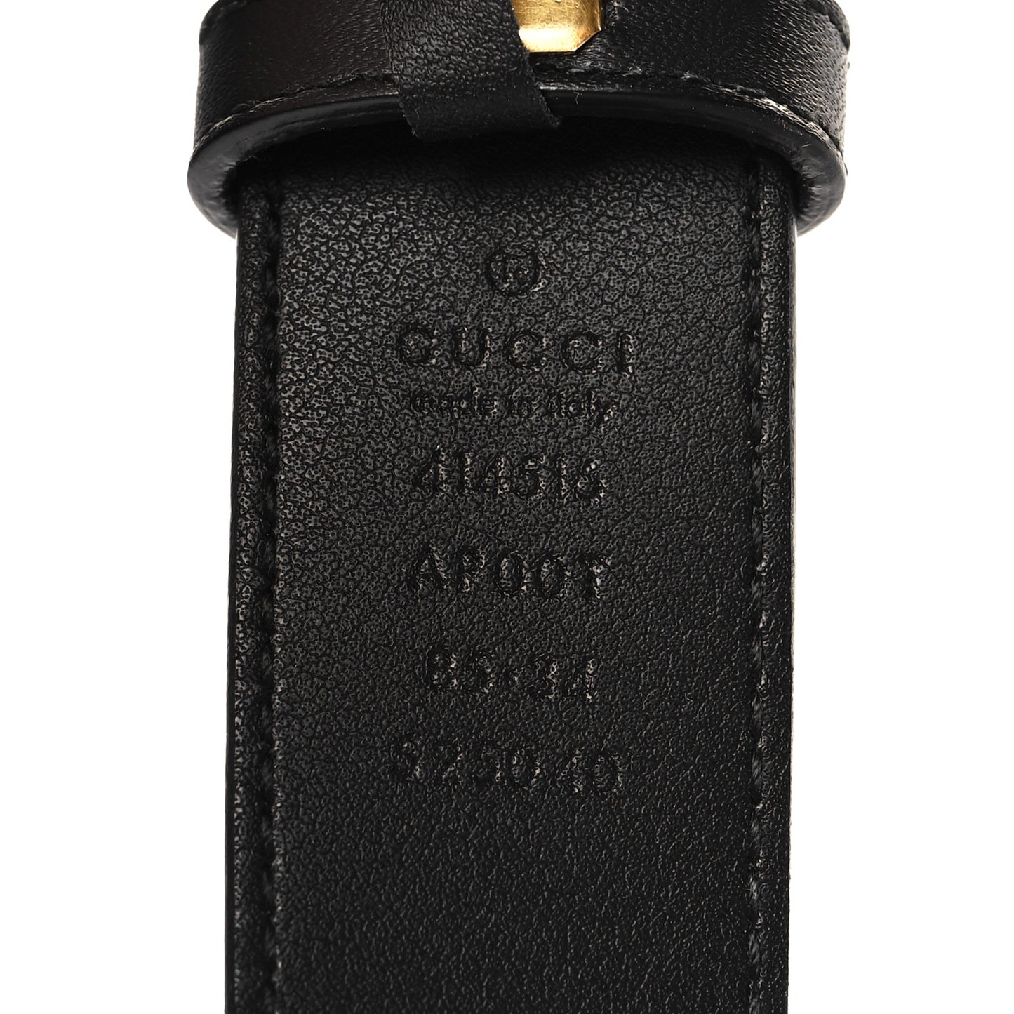 Calfskin Double G 30mm Belt 85 34 Black