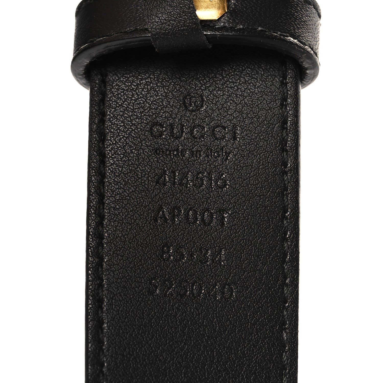 Gucci Calfskin Double G 30mm Belt 85 34 Black 5 of 5