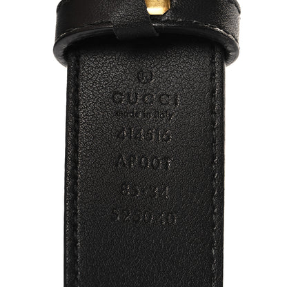 Gucci Calfskin Double G 30mm Belt 85 34 Black 5 of 5