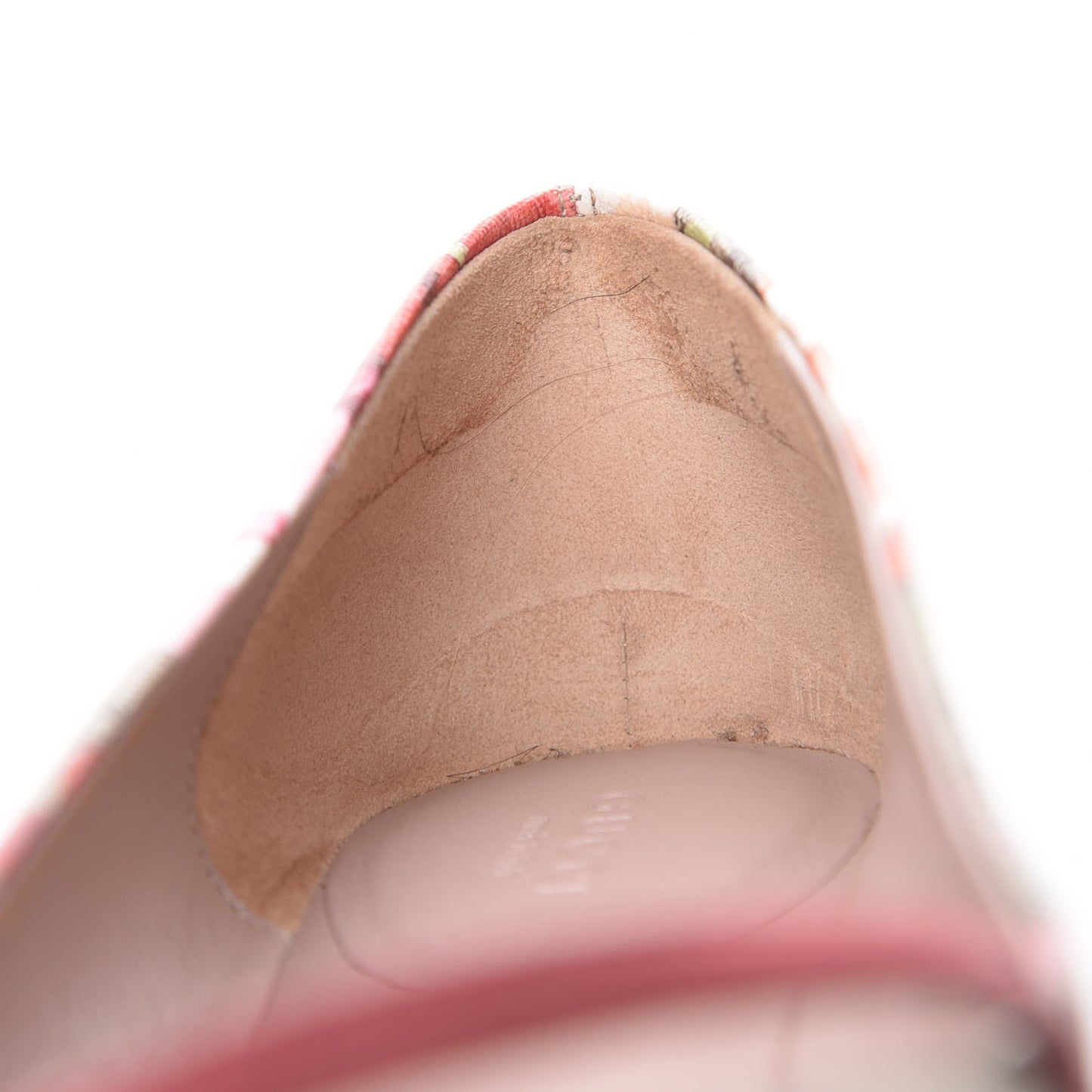 GG Supreme Monogram Blooms Ballet Flats 38 Beige Multicolor Dry Rose