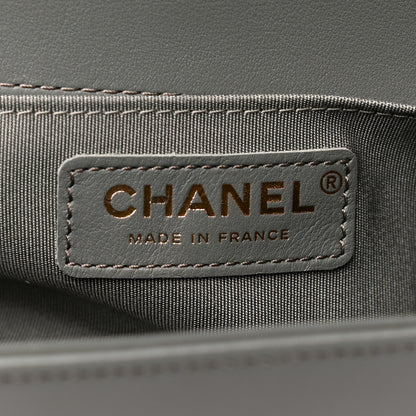 Chanel Calfskin Quilted Medium Boy Flap Dark Green 7 of 16