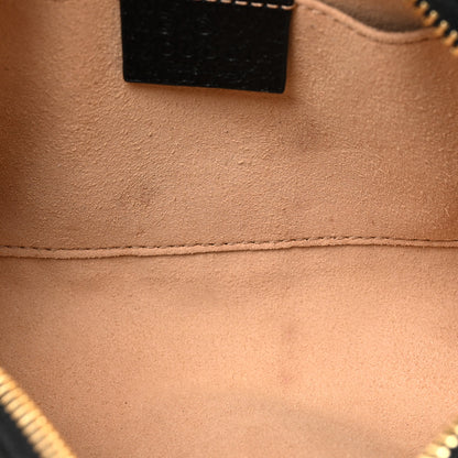 Gucci Calfskin Web Mini Ophidia Shoulder Bag Black 9 of 12