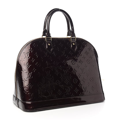 Louis Vuitton Vernis Alma MM Amarante 2 of 10