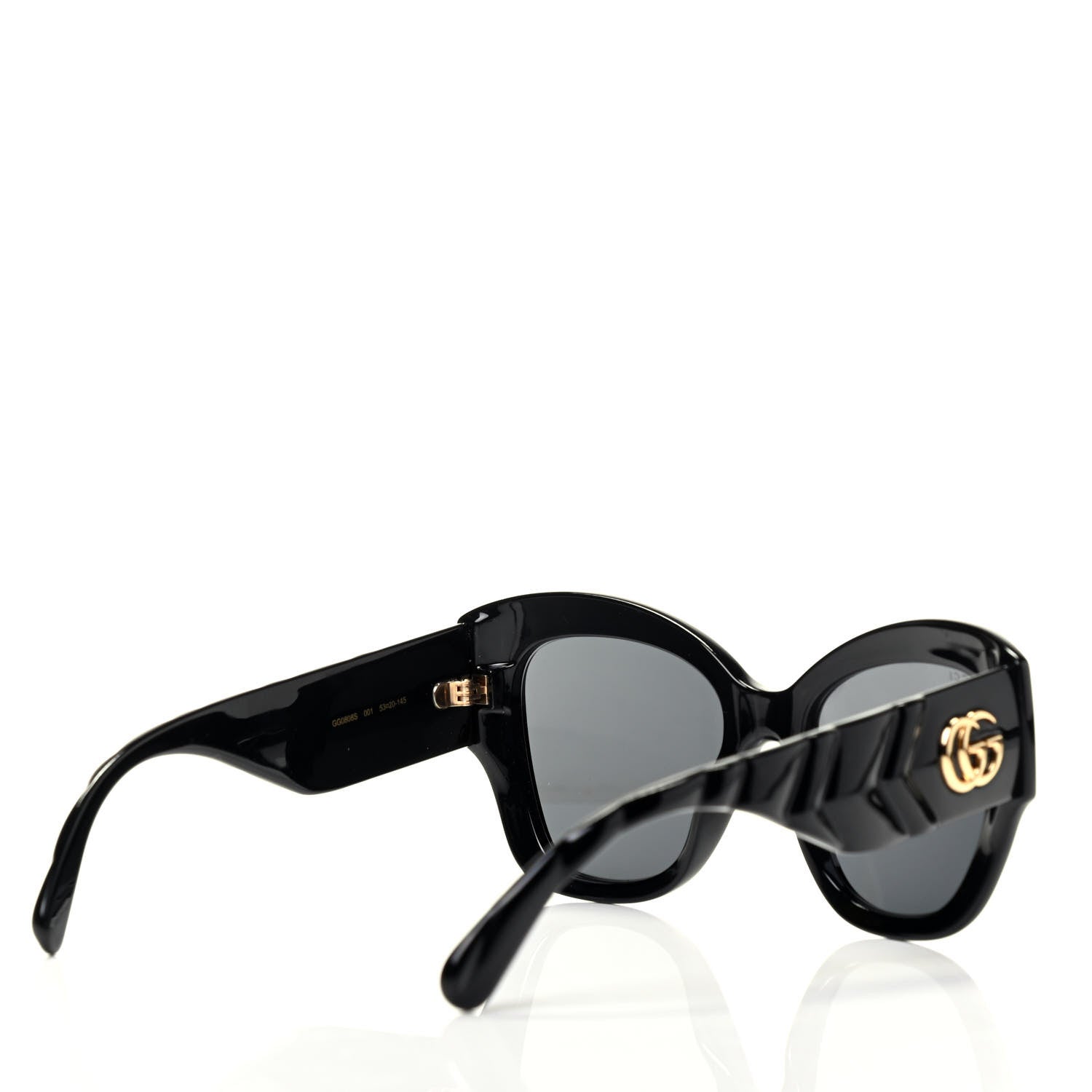 Gucci Acetate GG Butterfly Sunglasses GG0808S Black 3 of 6