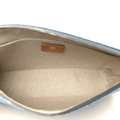 Givenchy Denim Travel Pouch Wristlet Medium Blue 5 of 10