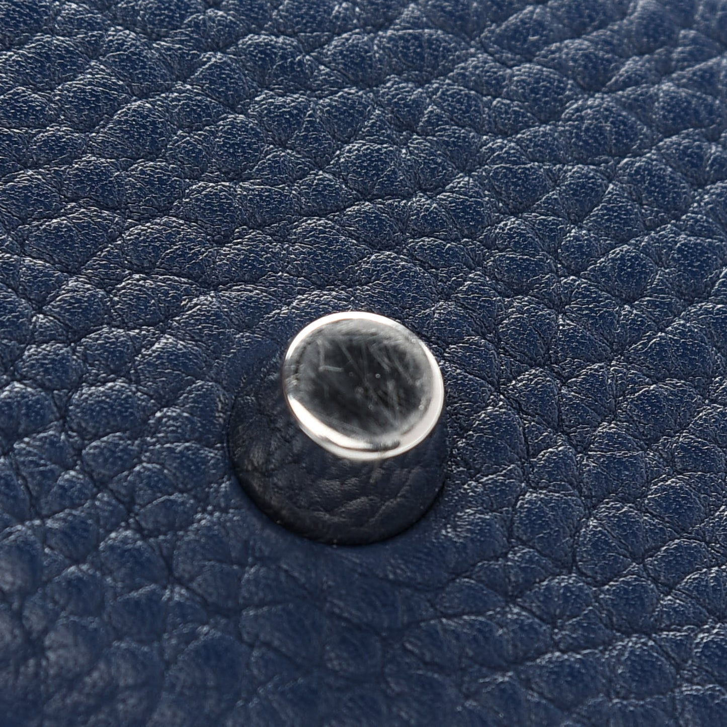 Taurillon Clemence Picotin Lock 22 MM Bleu Saphir
