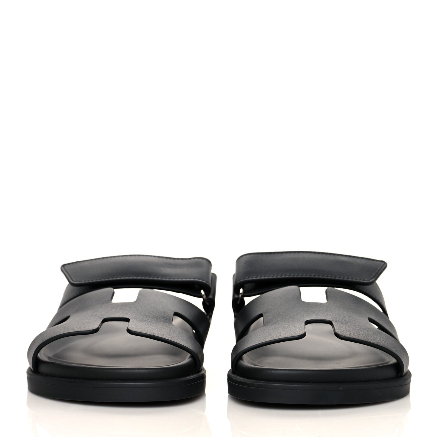 Calfskin Womens Chypre Sandals 36.5 Black