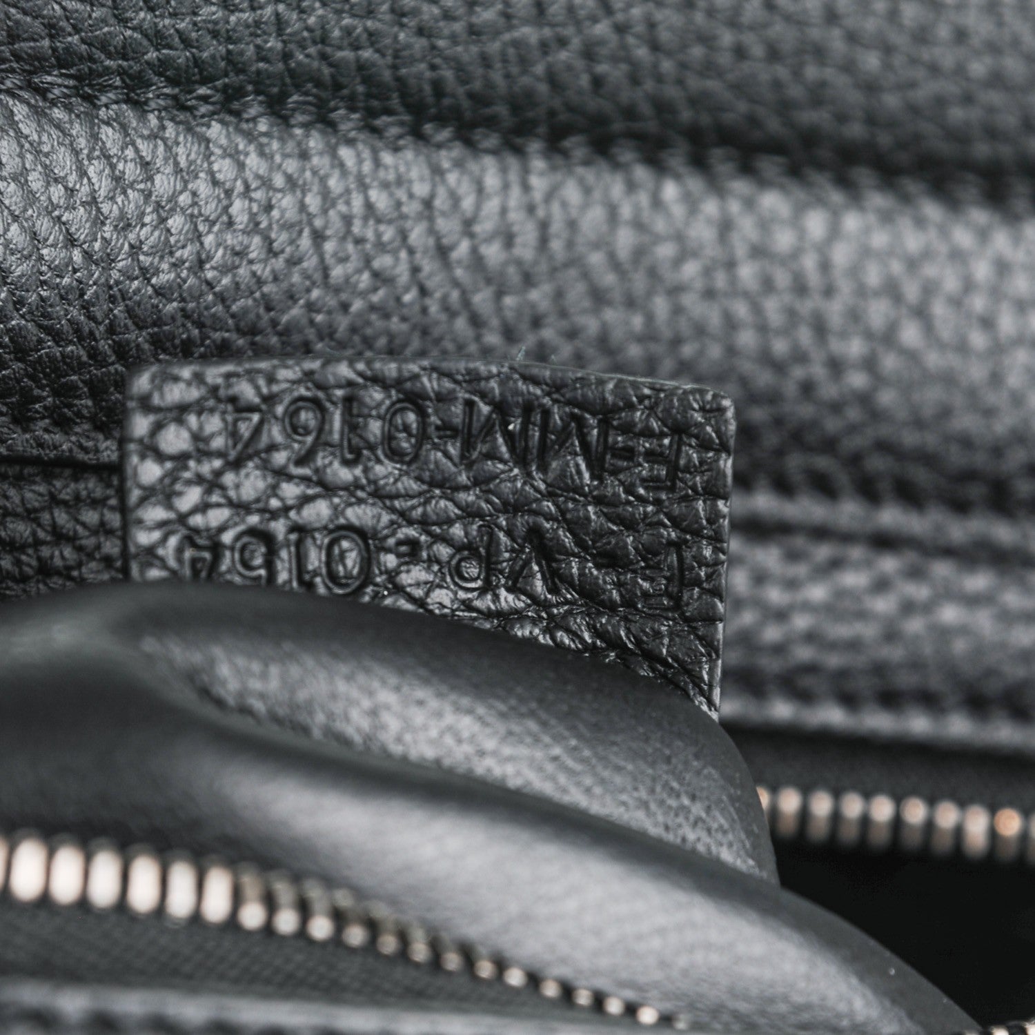 Celine Drummed Calfskin Suede Medium Trapeze Black 7 of 8