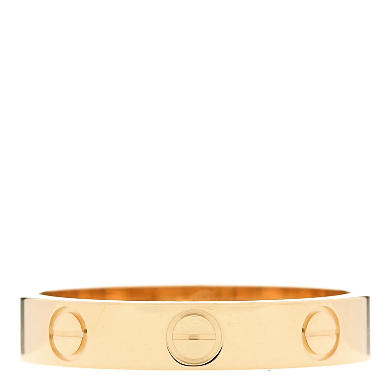 Cartier 18K Yellow Gold 3.5mm LOVE Wedding Band Ring 53 6.5 1 of 5