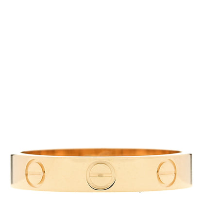 Cartier 18K Yellow Gold 3.5mm LOVE Wedding Band Ring 53 6.5 1 of 5