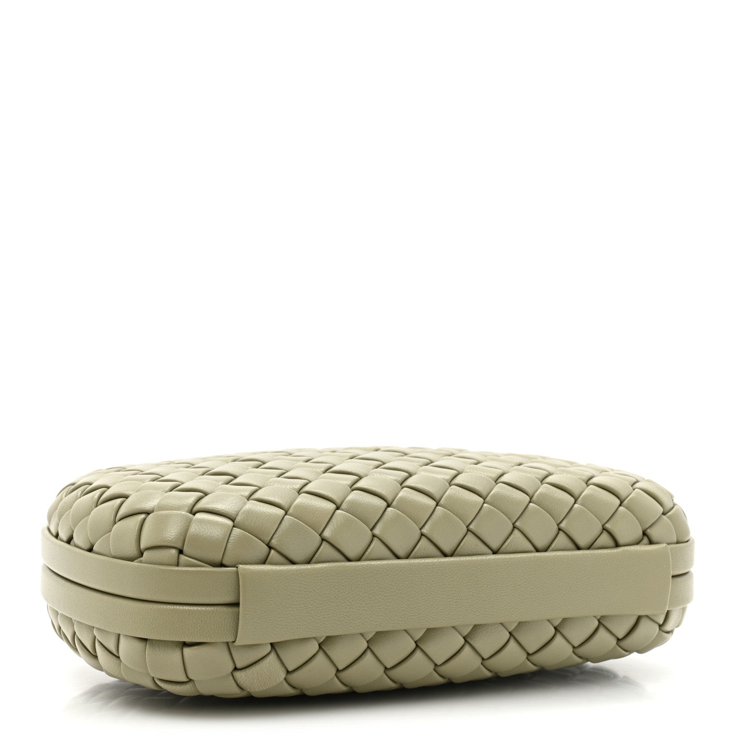 Bottega Veneta Nappa Intrecciato Minaudiere Knot Clutch Travertine 4 of 9