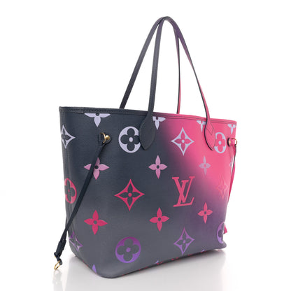 Louis Vuitton Monogram Giant Spring In The City Neverfull MM Midnight Fuchsia 3 of 13
