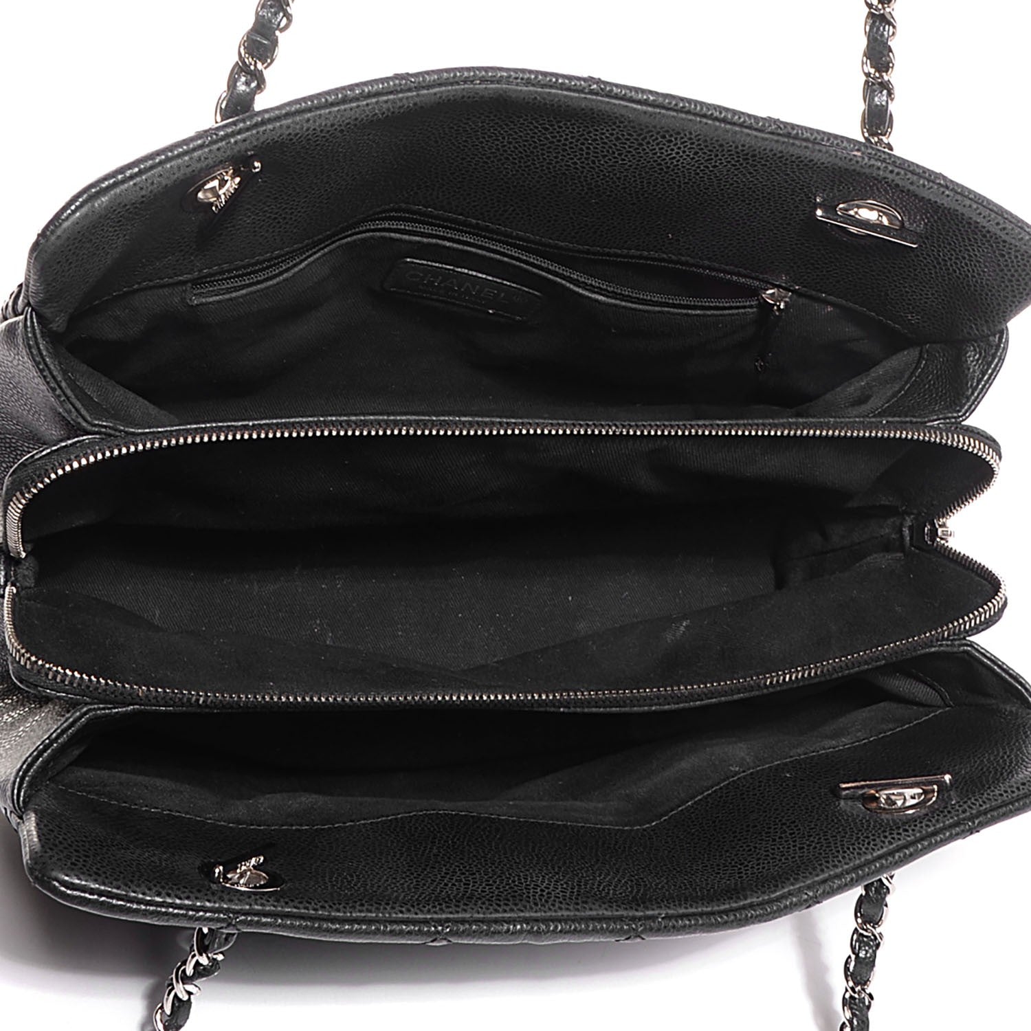 Chanel Caviar CC Timeless Tote Black 5 of 7