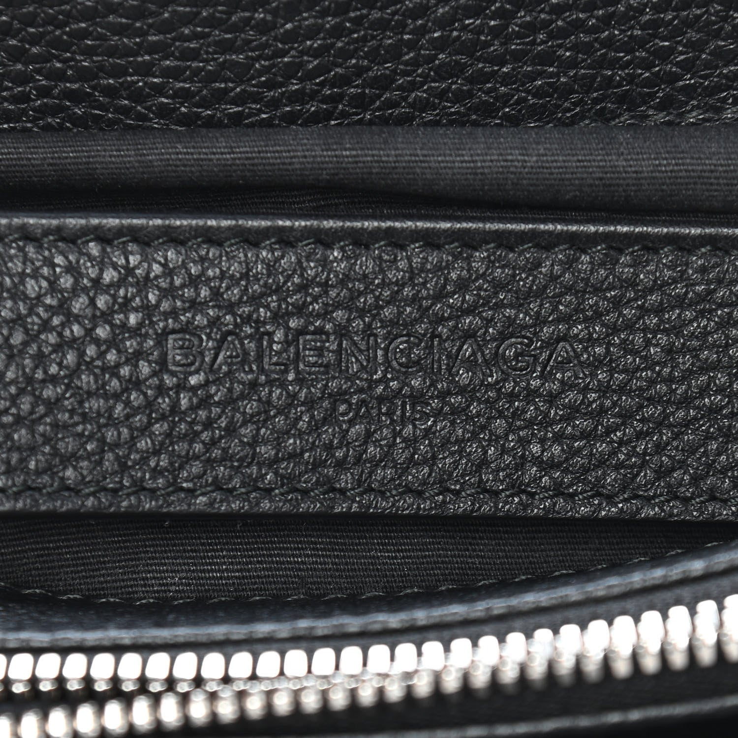 Balenciaga Grained Calfskin Le Dix Small Soft Cartable Black 6 of 9