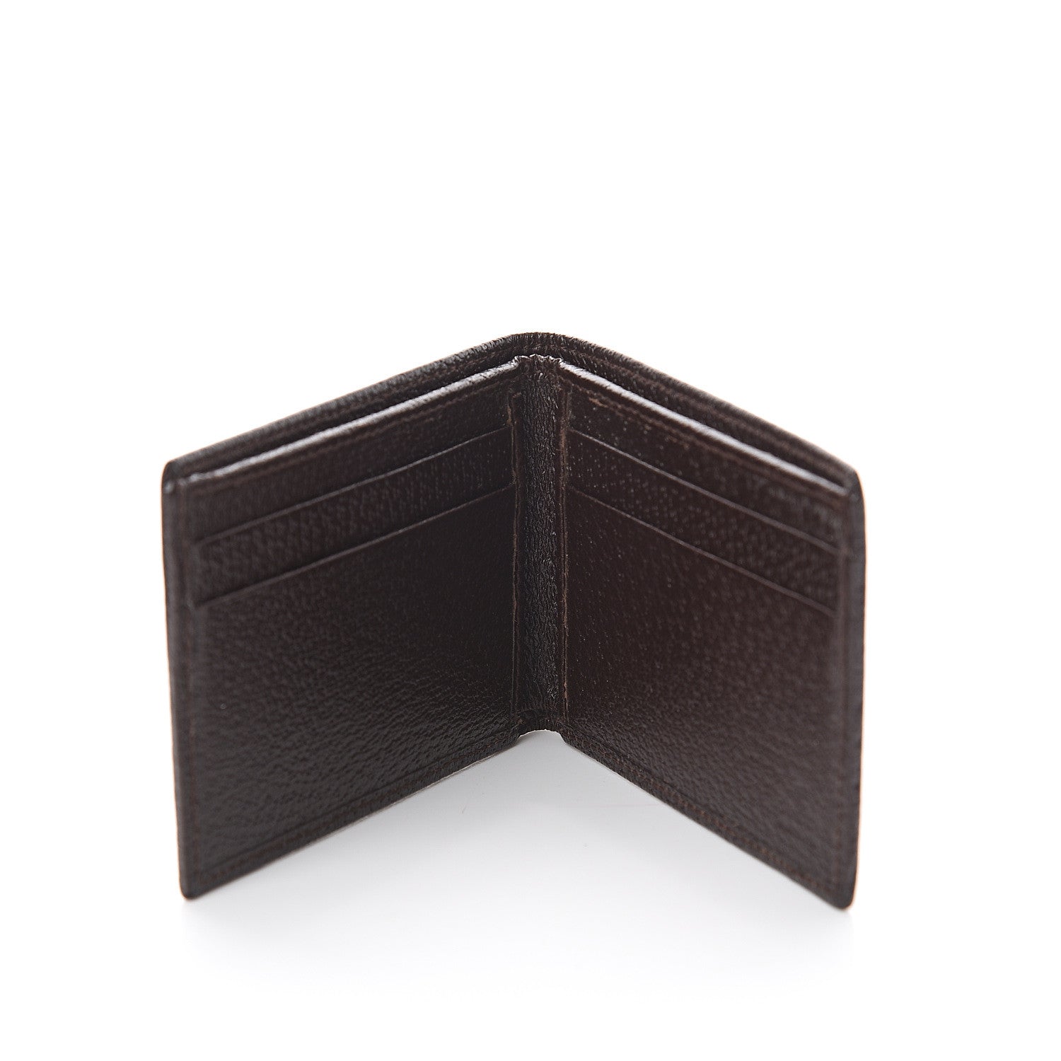 Gucci Monogram Bi-Fold Wallet Dark Brown 4 of 6
