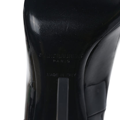 Saint Laurent Patent Calfskin Opyum 110 Pumps 35 Black Gold 6 of 8
