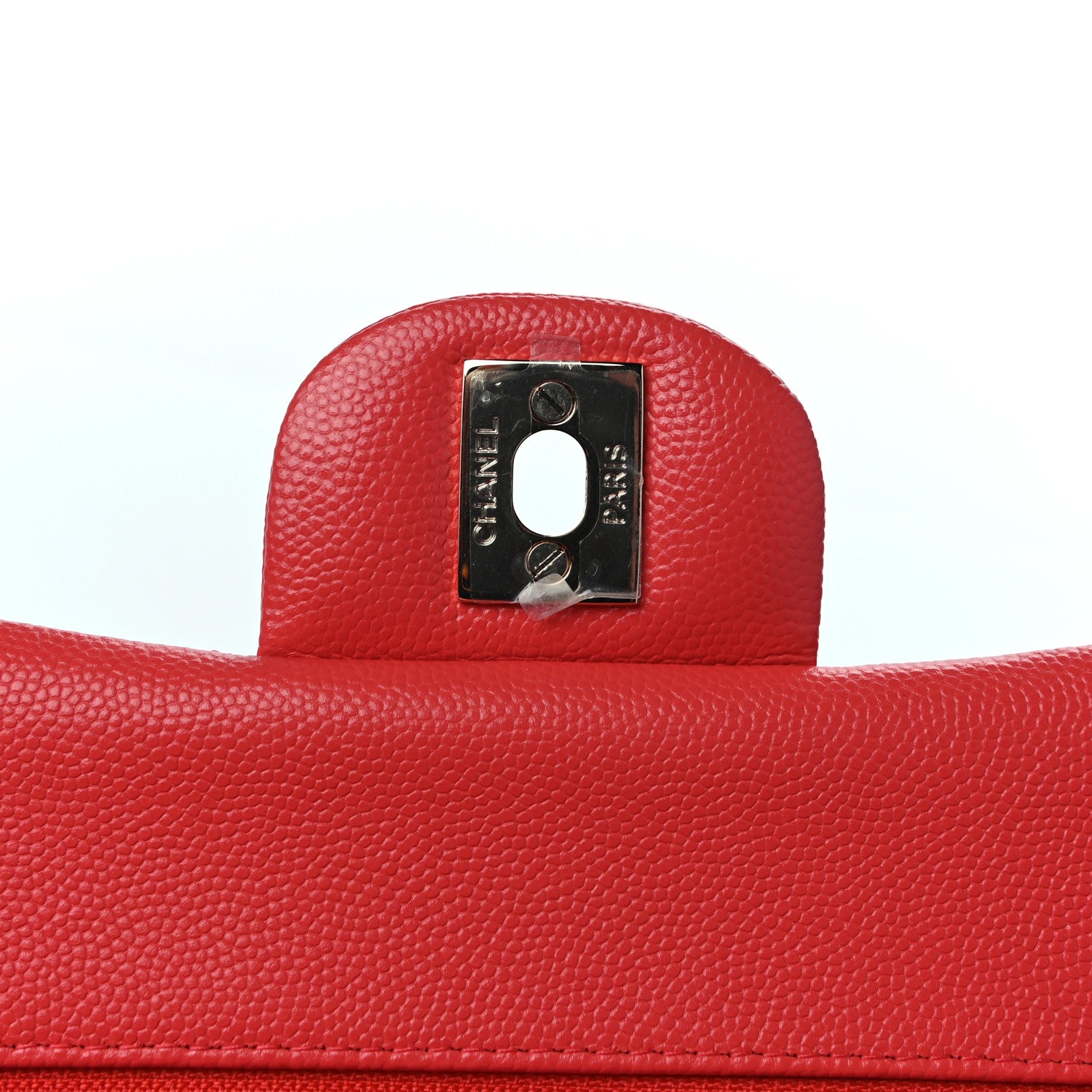 Chanel Caviar Quilted Small Double Flap Red 7 of 14