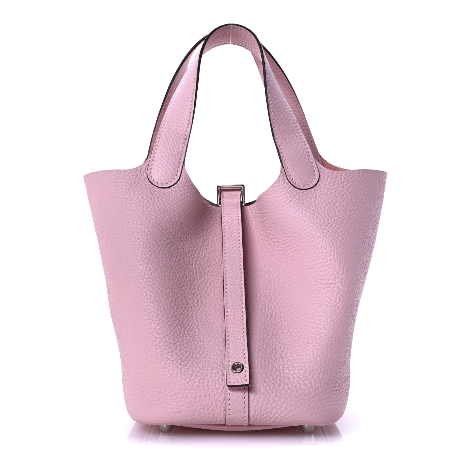 Hermes Taurillon Clemence Picotin Lock 18 PM Rose Sakura 8 of 11