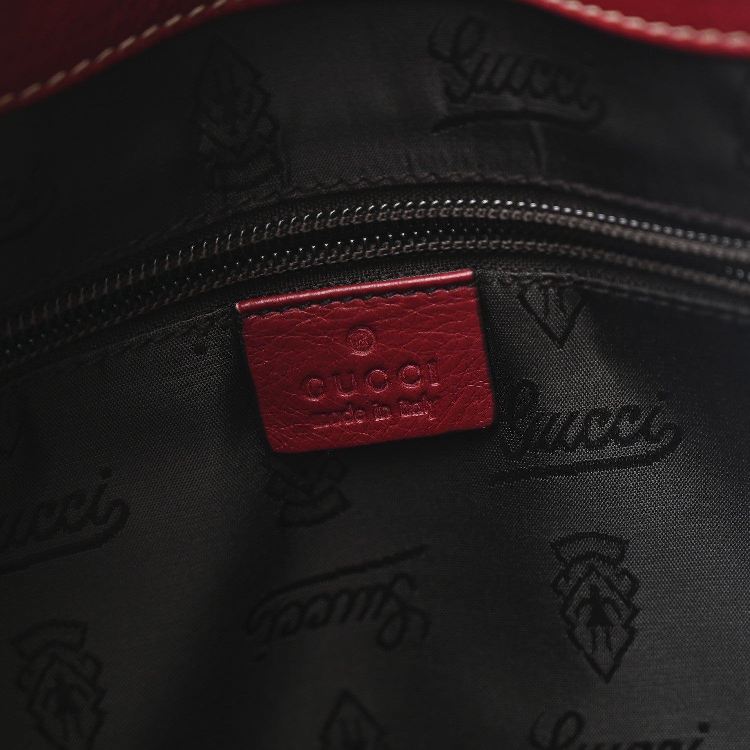 Gucci Guccissima XL Tote Red 6 of 10