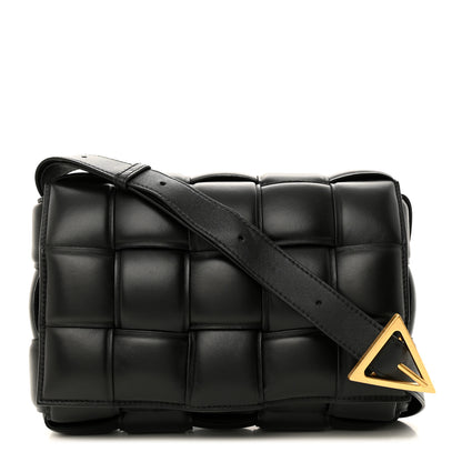 Bottega Veneta Nappa Maxi Intreccio Padded Cassette Crossbody Bag Black 1 of 10