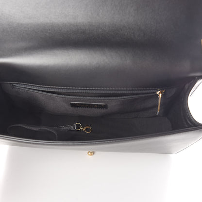 Chanel Lambskin Quilted Large Boy Flap Black 5 of 11
