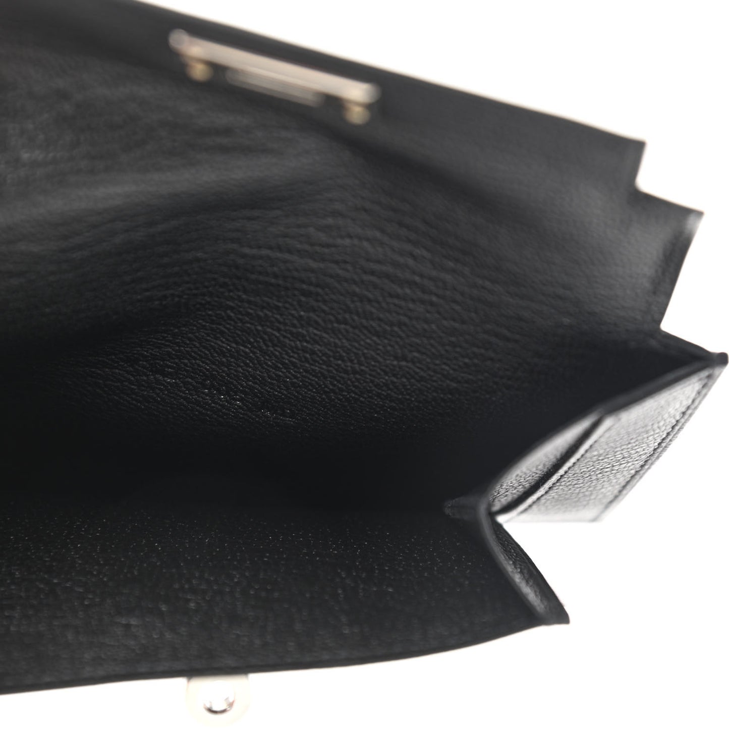 Chevre Mysore Kelly Pocket Compact Wallet Black