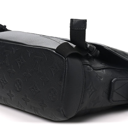 Louis Vuitton Calfskin Monogram Shadow Messenger Voyager PM  Black 9 of 9