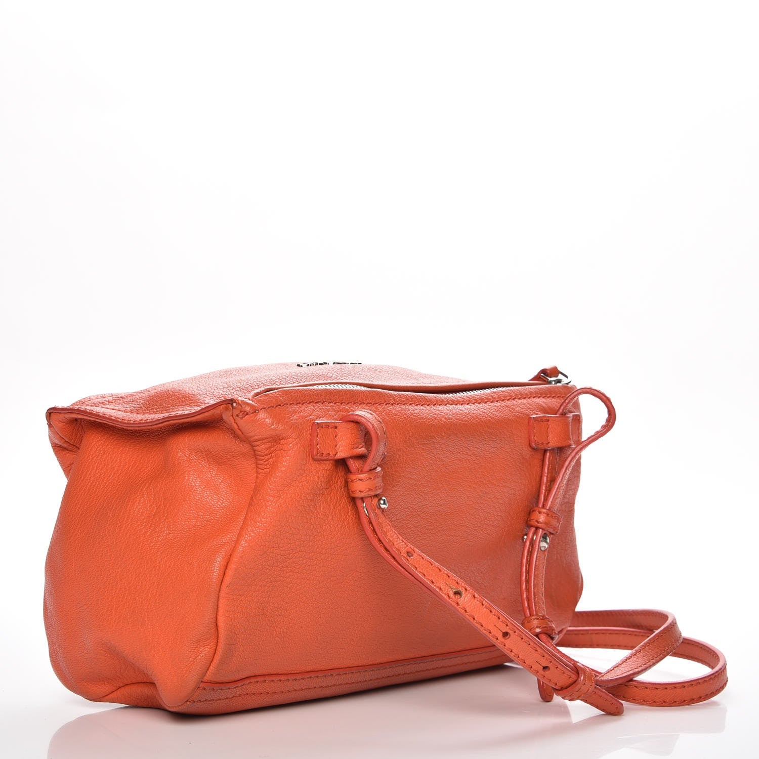Givenchy Sugar Goatskin Mini Pandora Bright Orange 3 of 9