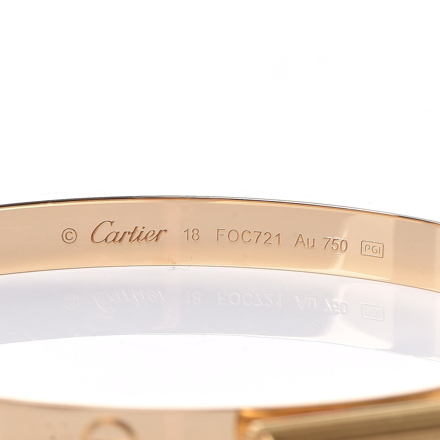 18K Yellow Gold LOVE Bracelet 18