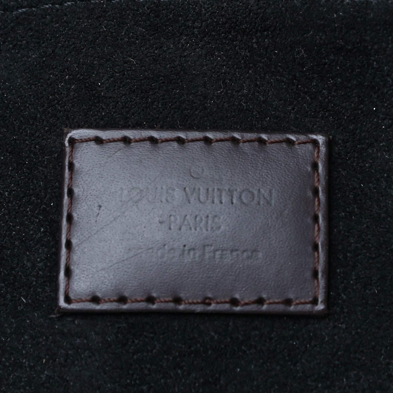 Louis Vuitton Cuir Taurillon Damier Ebene Normandy Black 6 of 10