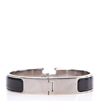 Hermes Enamel Narrow Clic Clac H Bracelet PM Black 3 of 4