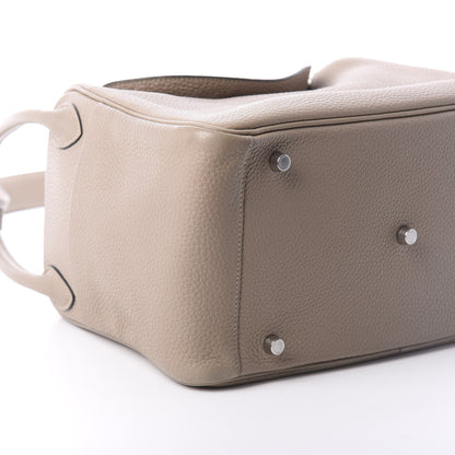 Hermes Taurillon Clemence Lindy 30 Gris Tourterelle 9 of 10