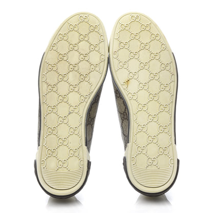 Gucci GG Monogram Web Womens Script Sneakers 37 Brown 5 of 8