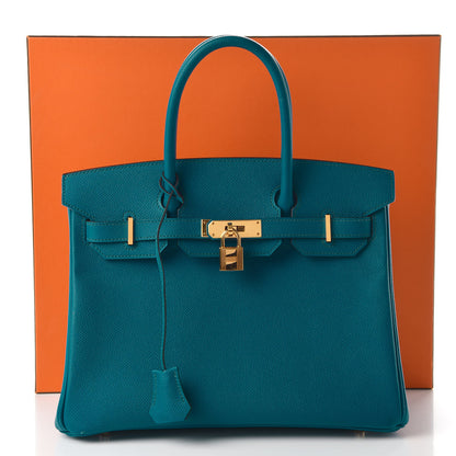 Hermes Epsom Birkin 30 Bleu Izmir 11 of 12