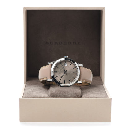 Burberry Stainless Steel Calfskin 38mm The City Quartz Watch Beige BU9010 5 of 5