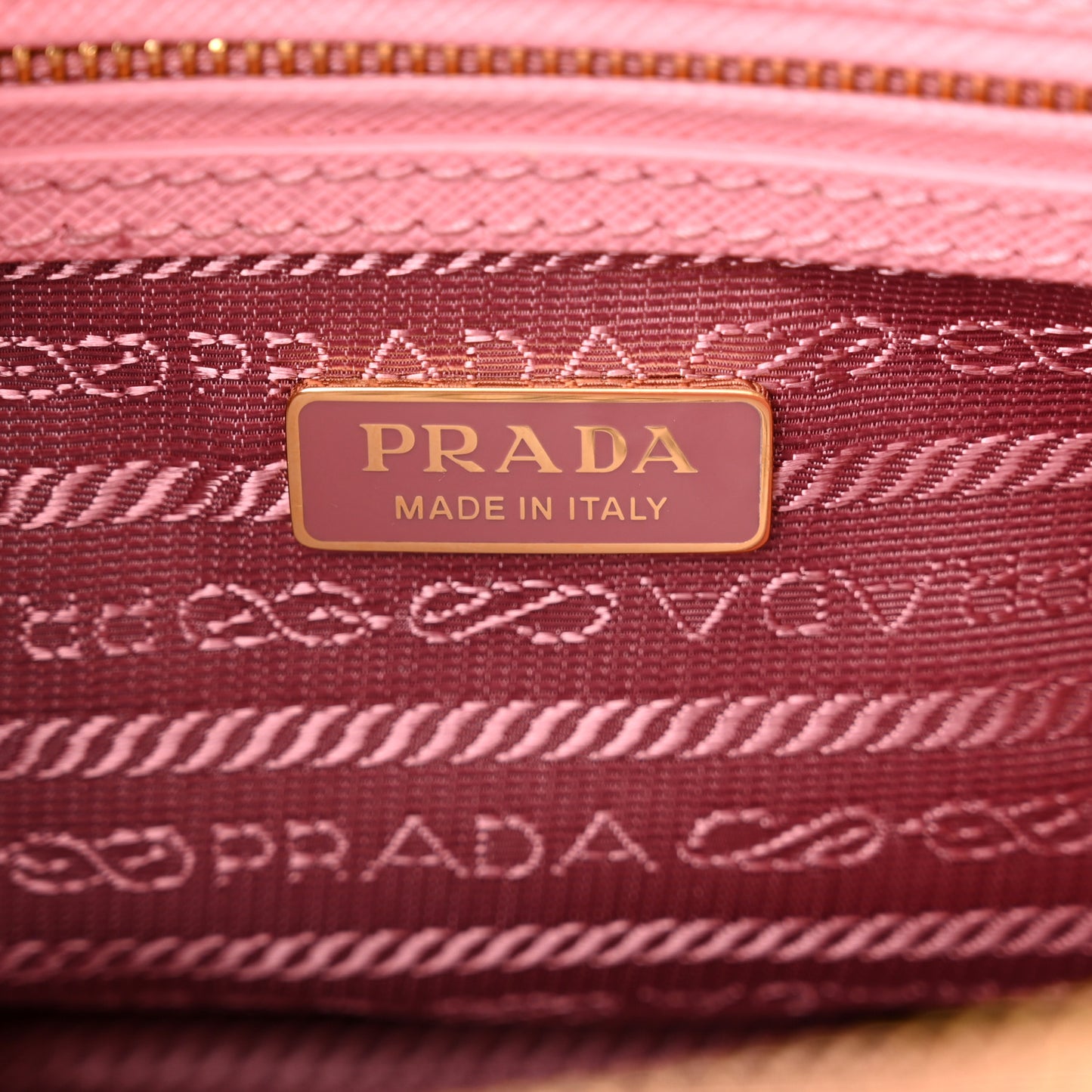 Saffiano Mini Galleria Double Zip Tote Petalo