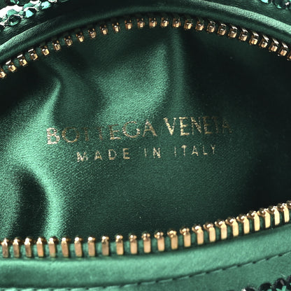 Bottega Veneta Crystal Embellished Satin Mini Hotfix Jodie Emerald 6 of 10