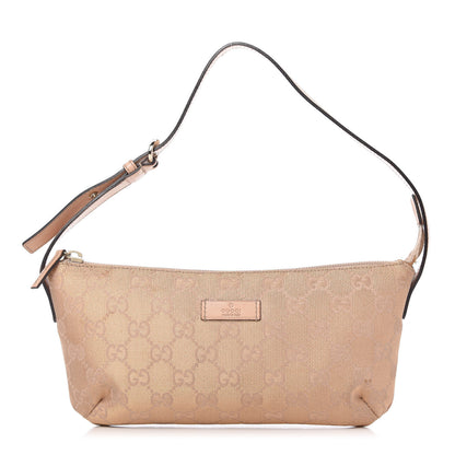 Gucci Monogram Pretty Boat Pochette Pink 1 of 11