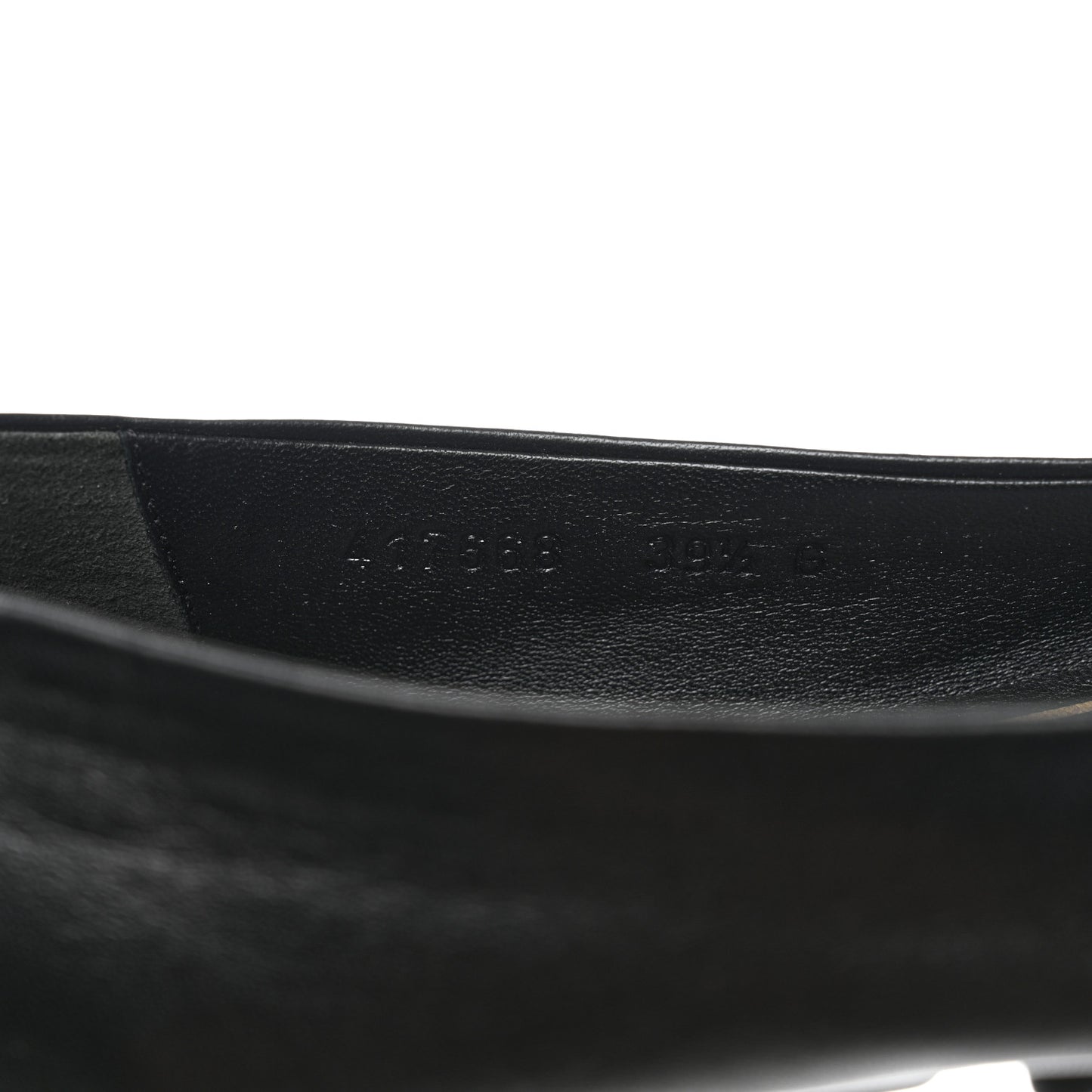Calfskin Bayadere Bee Ballerina Flats 39.5 Black
