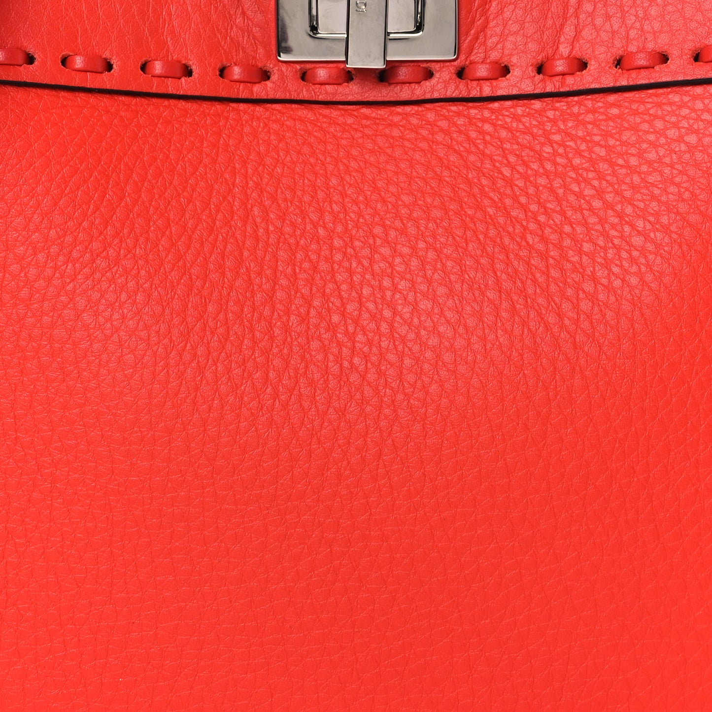Cuoio Romano Selleria Petite Peekaboo I SEE U Iconic Satchel Papavero