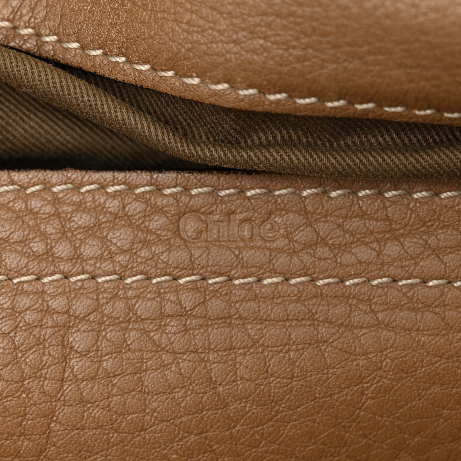 Chloe Calfskin Medium Marcie Round Crossbody Bag Nut 6 of 15