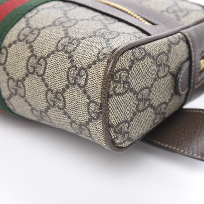Gucci GG Supreme Monogram Web Small Ophidia Belt Bag 95 38 Dark Brown 9 of 9