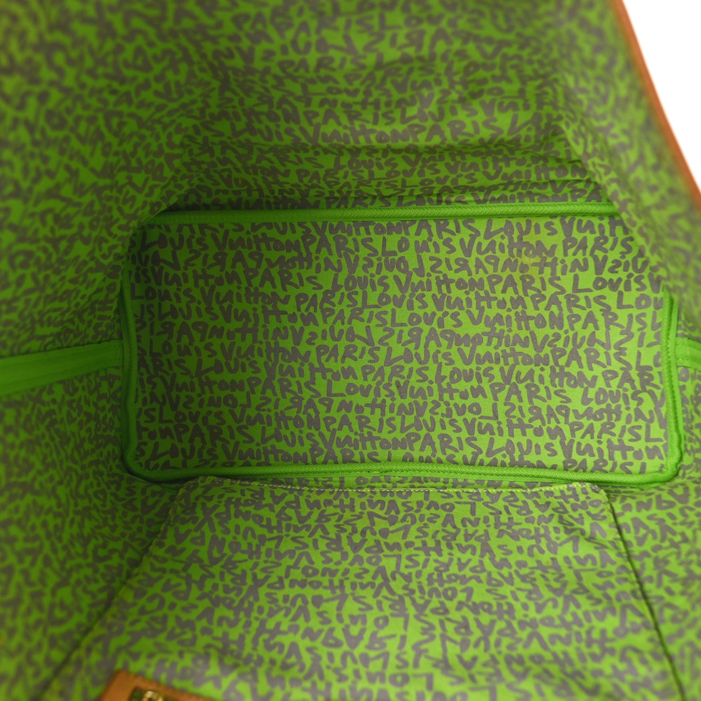 Monogram Graffiti Neverfull GM Green