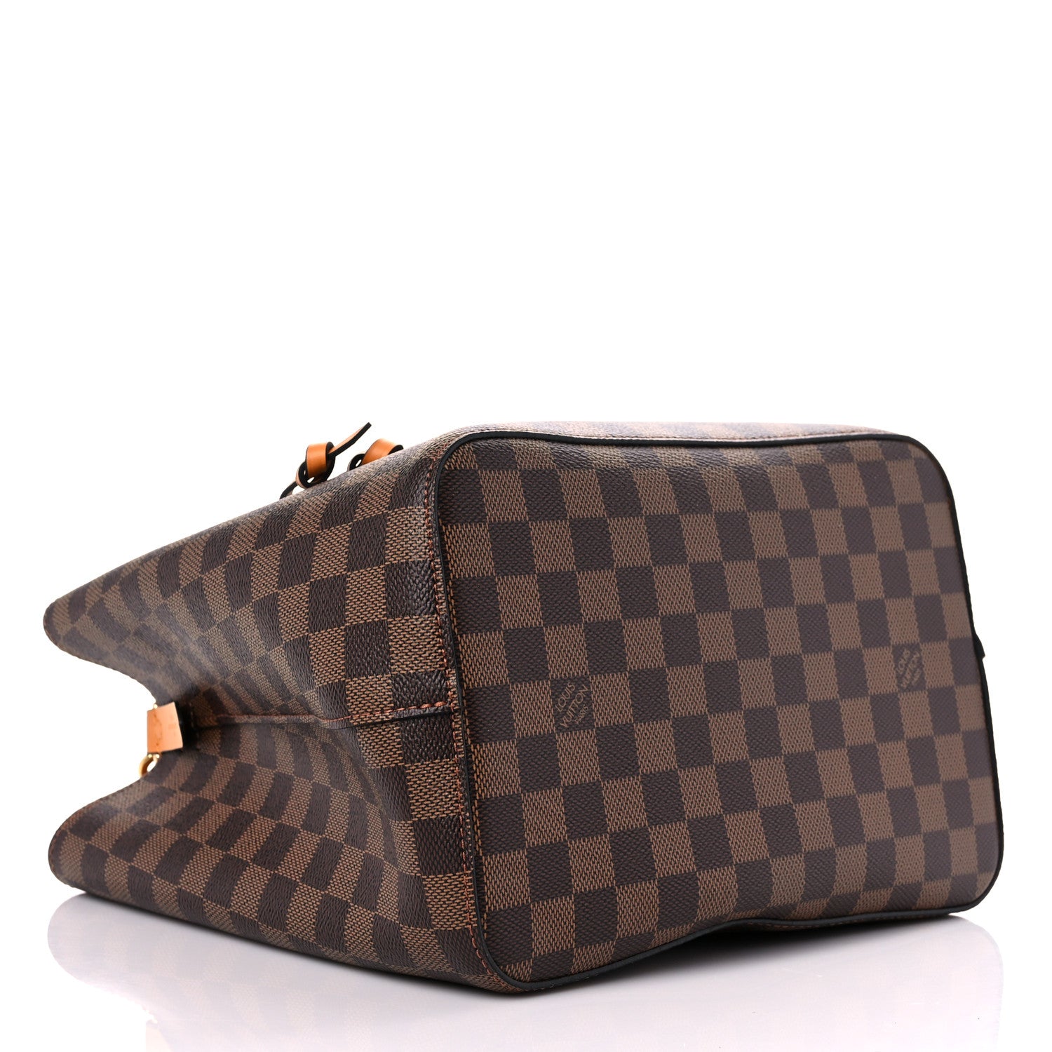 Louis Vuitton Damier Ebene Neonoe MM Safran 4 of 9