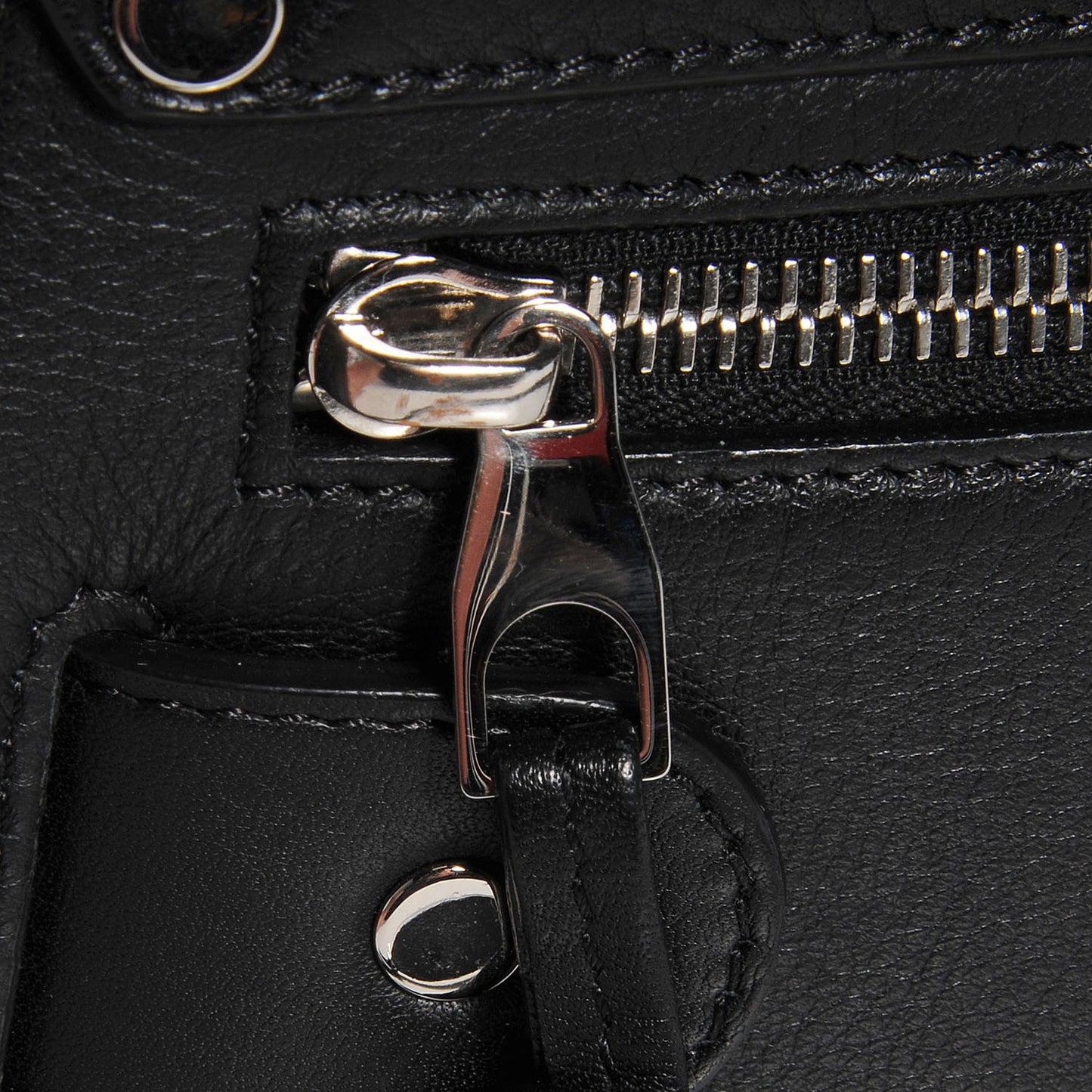 Calfskin PS11 Mini Classic Shoulder Bag Black