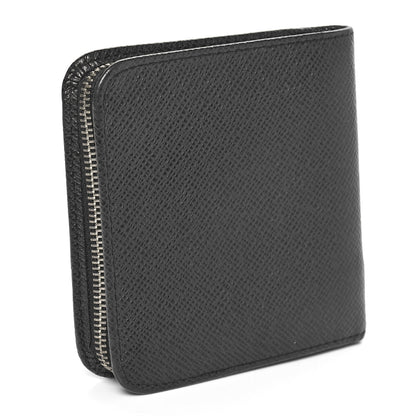 Louis Vuitton Taiga Zip Wallet Black 3 of 8