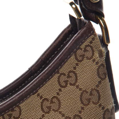 Gucci Monogram Medium Abbey D Ring Hobo Brown 15 of 17