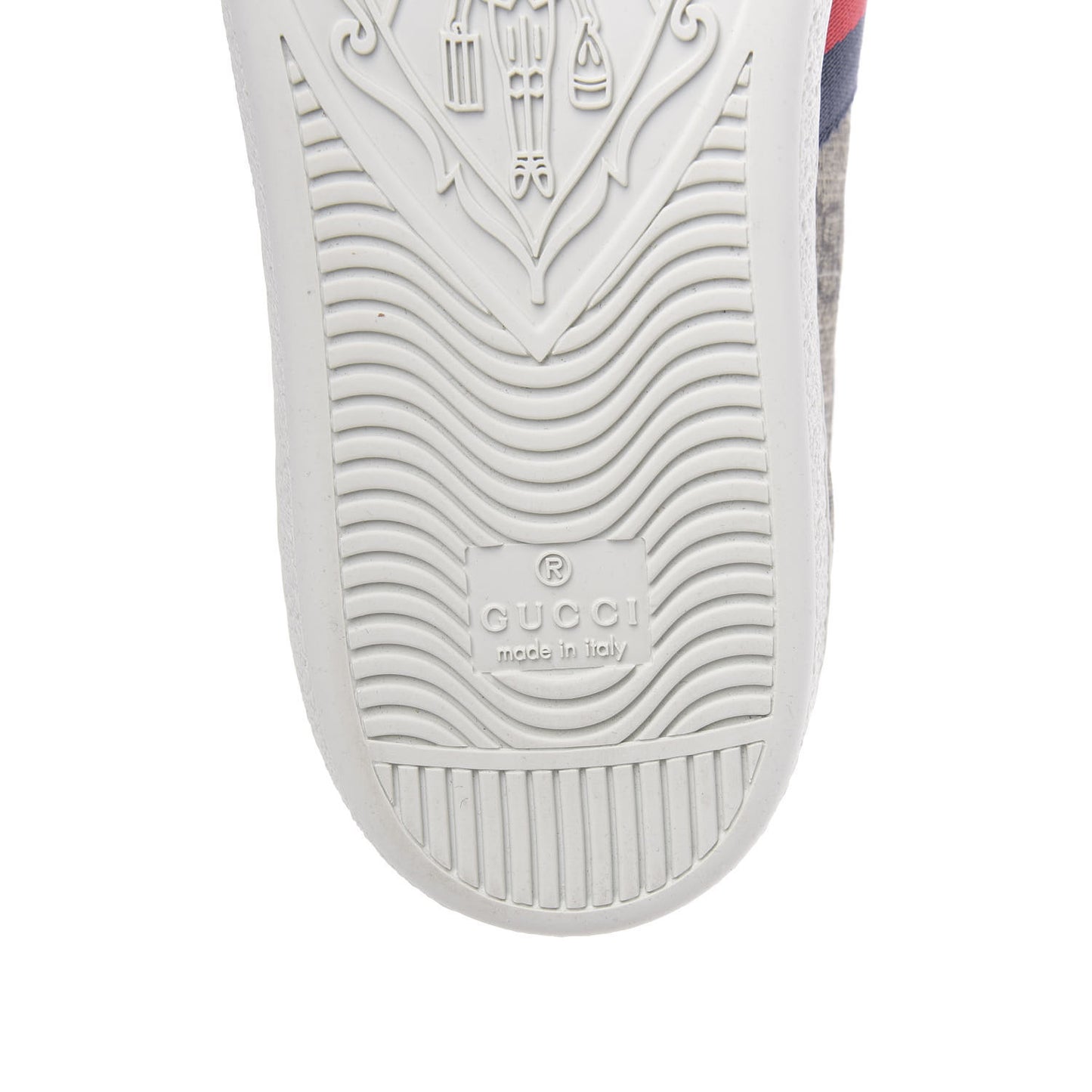 GG Supreme Monogram Womens Ace Low-Top Sneaker 37.5 Beige
