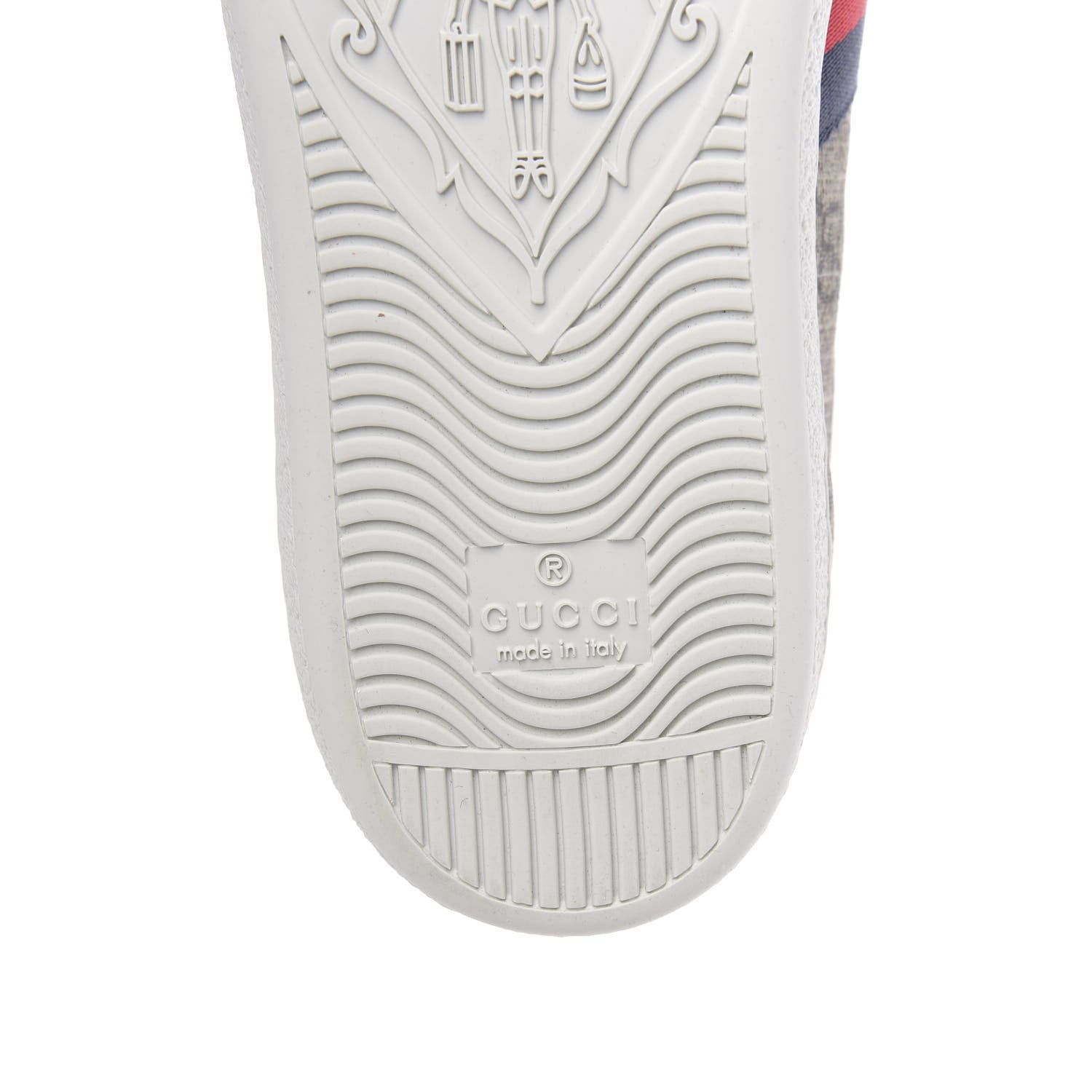Gucci GG Supreme Monogram Womens Ace Low-Top Sneaker 37.5 Beige 8 of 9